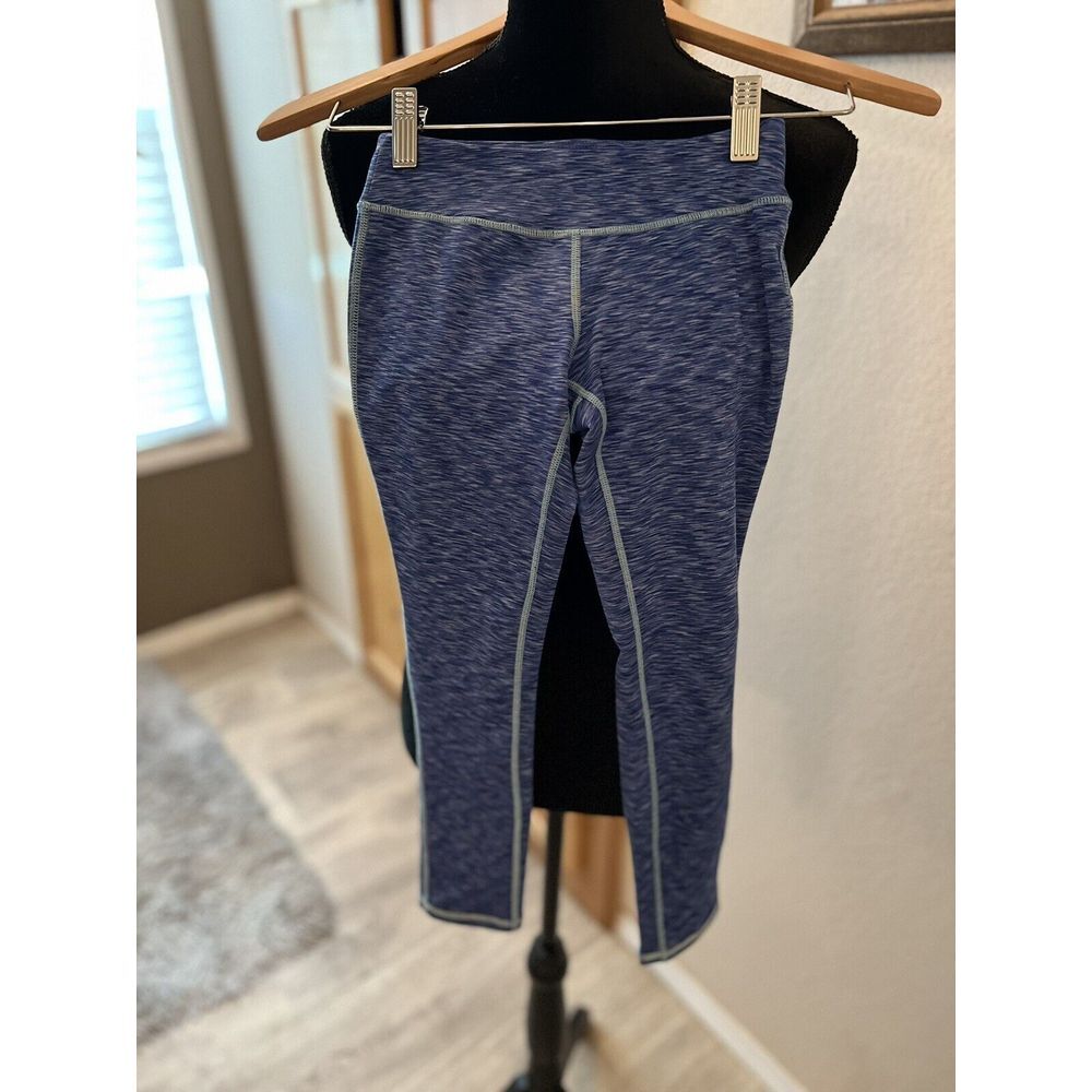 Girls 5/6 Tangerine Blue‎ Leggings H6